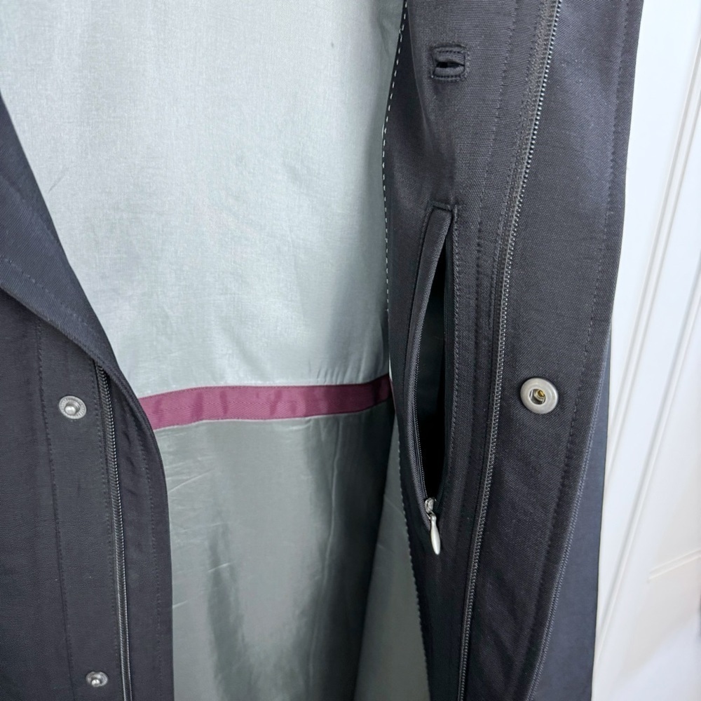 Tommy Bahama Cotton/Nylon Blend Black Jacket XXL casual Everyday water resistant - Picture 10 of 13